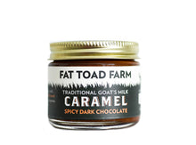 Load image into Gallery viewer, 2oz Spicy Dark Chocolate Goat&#39;s Milk Caramel
