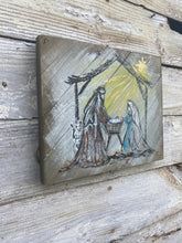 Load image into Gallery viewer, Simple Nativity - Hand-painted Pallet Wood Wall Decor
