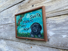 Load image into Gallery viewer, Santa Stop Here- Black Lab Puppy
