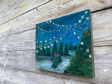 Load image into Gallery viewer, Christmas Tree Lot- Hand-painted Pallet Wood Wall Decor
