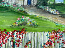 Load image into Gallery viewer, Country Church reclaimed wood painting
