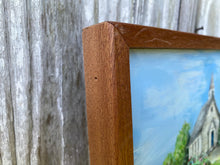 Load image into Gallery viewer, Country Church reclaimed wood painting
