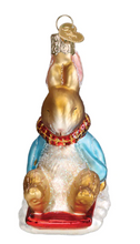 Load image into Gallery viewer, Peter Rabbit on a Sled Ornament - Old World Christmas
