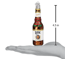 Load image into Gallery viewer, Holiday Miller Lite Bottle - Old World Christmas
