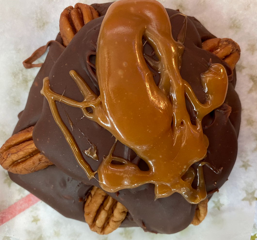 Box of Two Large Dark Chocolate Pecan Turtles