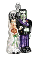 Load image into Gallery viewer, Frankenstein &amp; Bride  Ornament - OWC
